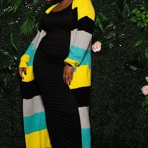 Multi Color Oversized Sweater